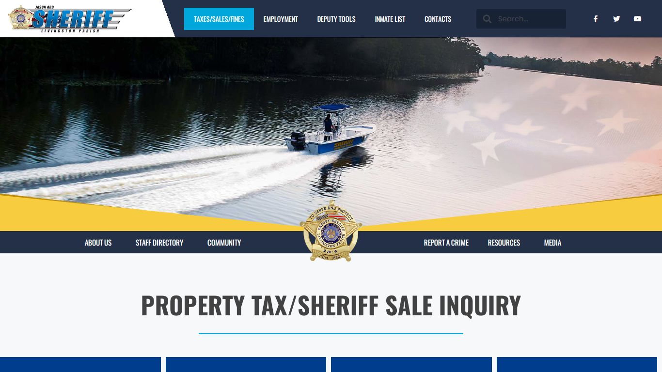 Taxes/Sales/Fines - Livingston Parish Sheriff's Office